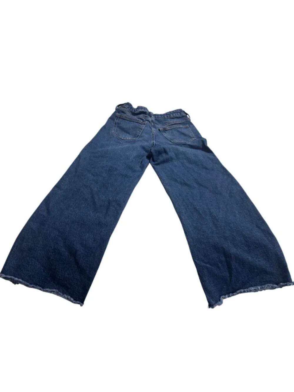 GAP Girls Size 10 Wide Leg Distressed Jeans